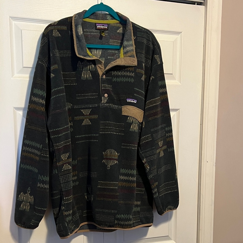 Patagonia Multicolor Patterned Fleece Pullover